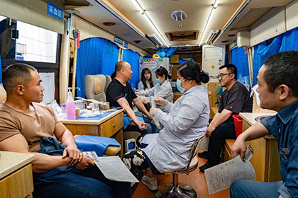 壹号娱乐股份公司组织员工开展无偿献血活动