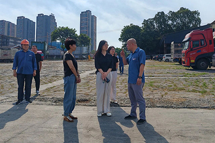 泸州市国资委副主任张月姣带队到壹号娱乐港口督导汛期安全生产工作