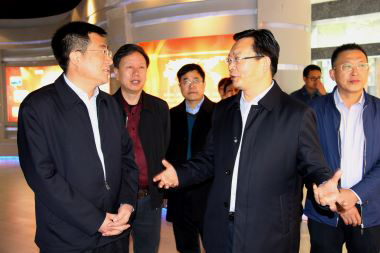 宁夏自治区宁东管委会党工委常务副书记陶少华一行莅临壹号娱乐考察