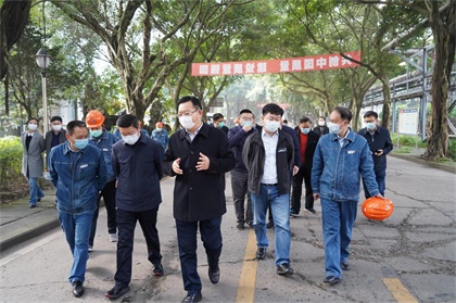 泸州市副市长付小平率队调研壹号娱乐天宇油脂公司
