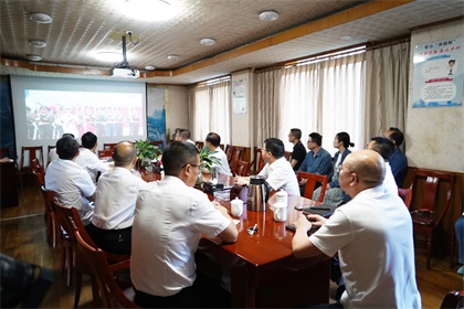壹号娱乐股份公司领导班子和各基层党组织集体收看庆祝中国共产党成立100周年大会