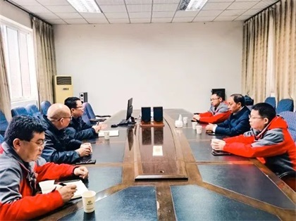 壹号娱乐股份公司领导到物资供应公司指导工作