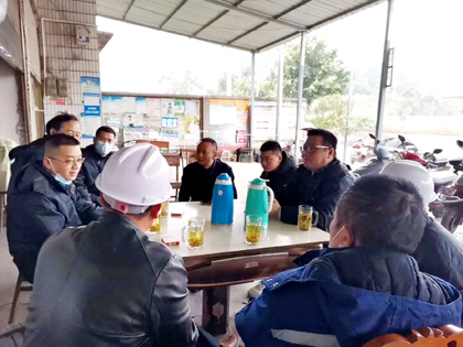 壹号娱乐股份公司积极跟进华商同心文化园项目输气管线迁改工作
