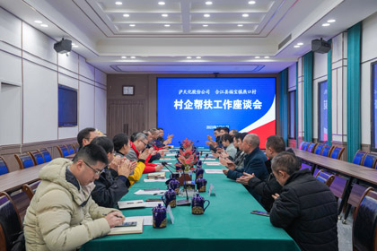 壹号娱乐与合江县福宝镇燕口村开展村企帮扶工作交流活动