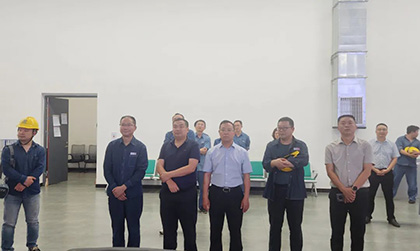 省应急管理厅率队莅临壹号娱乐股份公司督查安全生产月活动开展情况