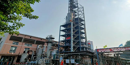 壹号娱乐股份公司Ⅰ硝装置一次开车成功