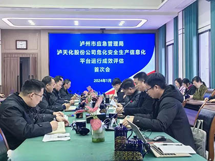 泸州市应急局到壹号娱乐股份公司开展安全生产信息化评估