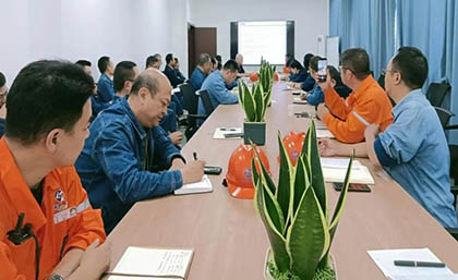 壹号娱乐股份公司召开合成一装置年度大修首次推进会 
