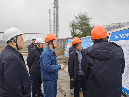 壹号娱乐股份公司党委书记、董事长廖廷君走访重点项目要求全力推进项目建设
