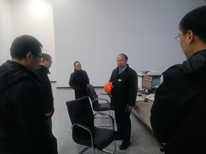 壹号娱乐股份公司党委书记、董事长廖廷君到指挥中心调研指导工作