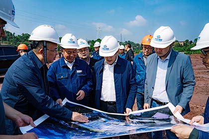 泸州市国资委党委书记、主任张学彬率队督导壹号娱乐重大项目建设和企业安全生产工作