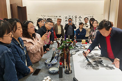 壹号娱乐诗书画院2025年笔会成功举办
